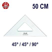 Esquadro Sem Escala 2550 45/45/90 50cm Trident