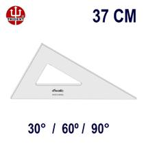 Esquadro Sem Escala 2637 30/60/90 37cm Trident