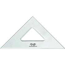 Esquadro Trident Acrílico 32cm 45/45/90 sem Escalas 2532