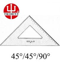 Esquadro Trident Com Escala 45º 1516 16cm