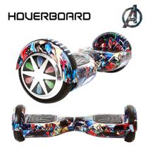 Esqueite Elétrico 6,5" Avengers Hoverboard Bluetooth - HoverboardX