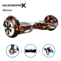 Esqueite Elétrico 6,5 Caveira Mexicana Flores HoverboardX