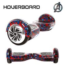 Esqueite Elétrico 6,5" Homem Aranha Hoverboard Bluetooth