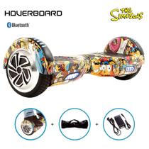 Esqueite Elétrico 6,5 Os Simpsons Hoverboard Led