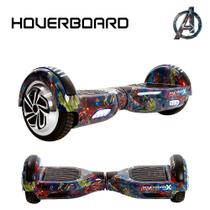 Esqueite Elétrico 6,5" Vingadores Hoverboard Bluetooth Esqueite Elétrico 6,5" Vingadores Hoverboard Bluetooth