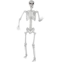 Esqueleto de Halloween Kukooka 180 cm com juntas móveis realistas Esqueleto de Halloween Kukooka 180 cm com juntas móveis realistas