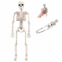 Esqueleto Halloween Dia das Bruxas Caveira Festa Tematica Corpo Humano Ossos Enfeite Decoraçao Susto