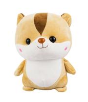 Esquilo De Pelúcia 25Cms - Bege - Fofy Toys