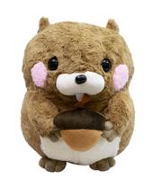 Esquilo Marrom Segurando Noz 21cm Pelúcia Esquilo Marrom Segurando Noz 21cm Pelúcia