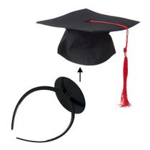 ESSAGER Acessório de tiara para fixação de capelo de formatura antiqueda ESSAGER Acessório de tiara para fixação de capelo de formatura antiqueda
