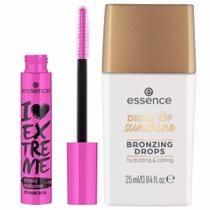 Essence Kit - Bronzer Líquido Dourado + Máscara de Cílios Black Essence Kit - Bronzer Líquido Dourado + Máscara de Cílios Black