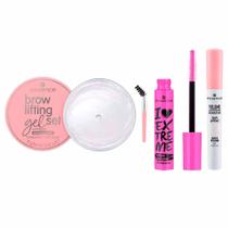 Essence Kit - Máscara de Cílios Black + Gel de Sobrancelha + Primer para Cílios