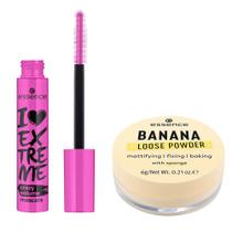 Essence Kit - Máscara de Cílios + Pó Facial Essence Kit - Máscara de Cílios + Pó Facial