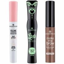 Essence - Máscara para Sobrancelha + Primer para Cílios + Máscara de Cílios Kit Presenteável