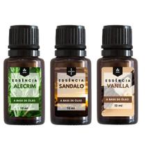 Essência Alecrim Sândalo e Black Vanilla 10ml - Super Concentrada a Base de Óleo Essência Alecrim Sândalo e Black Vanilla 10ml - Super Concentrada a Base de Óleo