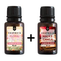 Essência Aromania 15ml Para Aromatizador Difusor de Ambiente Elétrico Kit 2 Essências a Base de Água Essência Aromania 15ml Para Aromatizador Difusor de Ambiente Elétrico Kit 2 Essências a Base de Água