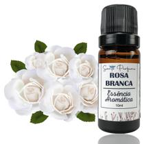 Essência Aromática de Rosa Branca 10ml da Santo Perfume