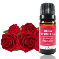Essência Aromática de Rosa Vermelha 10ml da Santo Perfume
