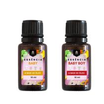 Essência Baby Girl e Baby Boy a Base de Óleo 10ml - Para Difusor de Ambiente e Aromatizador