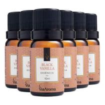 Essência Black Vanilla 6 X 10ml - Via Aroma