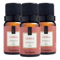 Essência Canela 3 X 10ml - Via Aroma