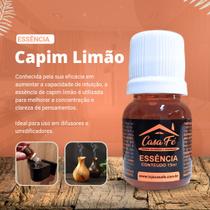 Essência capim limão 15 ml - casa fé