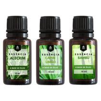 Essência Capim Limão Alecrim e Erva Doce 10ml a Base de Óleo - Super Concentrada