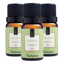 Essência Citronela 3 X 10ml - Via Aroma