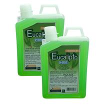 Essência Eucalipto Concentrado Para Sauna 1 Litro 2 Unidades Essência Eucalipto Concentrado Para Sauna 1 Litro 2 Unidades