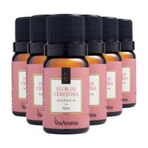 Essência Flor De Cerejeira 6 X 10ml - Via Aroma