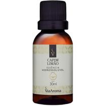 Essência Hidrossolúvel Capim Limão Umidificador Difusor 30ml Via Aroma