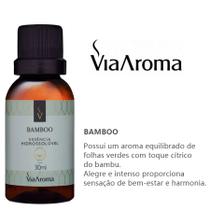 Essencia Hidrossolúvel Via Aroma 30ml para Aromatizador e Difusor - Bamboo