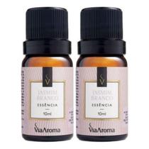 Essência Jasmim Branco 2 X 10ml - Via Aroma