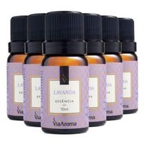 Essência Lavanda 6 X 10ml - Via Aroma