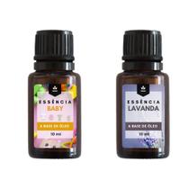 Essência Lavanda e Baby 10ml - Kit 02 unidades a Base de Óleo