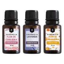 Essência Lavanda Flor de Cerejeira e Flor de Laranjeira a Base de Óleo 10ml - Super Concentrada Essência Lavanda Flor de Cerejeira e Flor de Laranjeira a Base de Óleo 10ml - Super Concentrada
