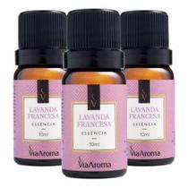 Essência Lavanda Francesa 3 X 10ml - Via Aroma