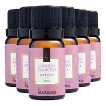 Essência Lavanda Francesa 6 X 10ml - Via Aroma Essência Lavanda Francesa 6 X 10ml - Via Aroma