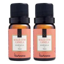 Essência Maça Com Canela 2 X 10ml - Via Aroma