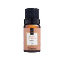 Essencia Para Difusor Elétrico Black Vanilla 10Ml Via Aroma