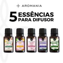 Essência Super Concentrada 10ml Para Velas, Aromatizador e Difusor de Ambiente - Kit 05 Unidades