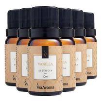 Essência Vanilla 6 X 10ml - Via Aroma Essência Vanilla 6 X 10ml - Via Aroma
