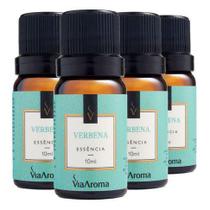 Essência Verbena 4 X 10ml - Via Aroma