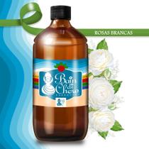 Essencias Aromatizantes Para Velas Rosas Brancas 1 L - Bain Di Chero