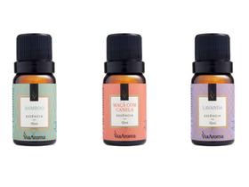 Essencias Bamboo - Lavanda - Maça Com Canela - 3 Unidades Essencias Bamboo - Lavanda - Maça Com Canela - 3 Unidades