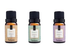 Essencias Bamboo - Lavanda - Vanila - 3 Unidades Essencias Bamboo - Lavanda - Vanila - 3 Unidades