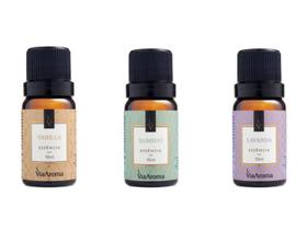 Essencias Bamboo - Lavanda - Vanilla - Via Aroma Essencias Bamboo - Lavanda - Vanilla - Via Aroma