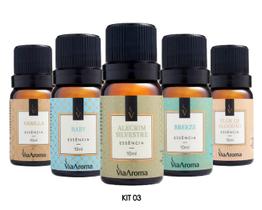 Essencias Para Difusor Aromatizador Kit Com 5