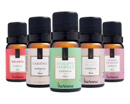 Essencias Para Difusor Aromatizador Kit Com 5