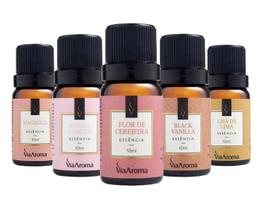 Essencias Para Difusor Aromatizador Kit Com 5